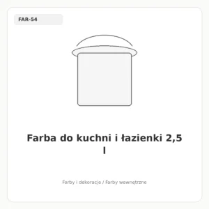 Farba do kuchni i łazienki 2,5 l
