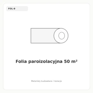 Folia paroizolacyjna 50 m?