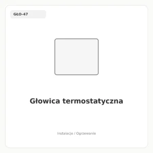 Glowica termostatyczna