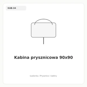 Kabina prysznicowa 90x90
