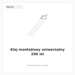 Klej montażowy uniwersalny 290 ml