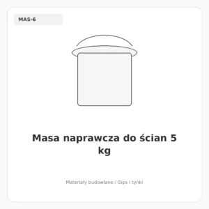 Masa naprawcza do ścian 5 kg