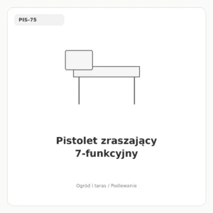 Pistolet zraszający 7-funkcyjny