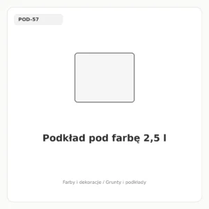 Podkład pod farbę 2,5 l