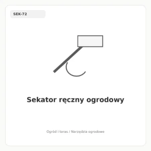 Sekator ręczny ogrodowy