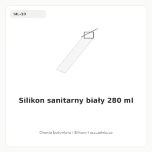 Silikon sanitarny biały 280 ml