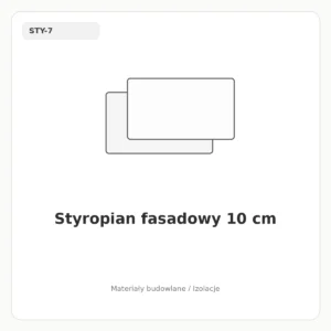 Styropian fasadowy 10 cm