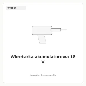 Wkretarka akumulatorowa 18 V