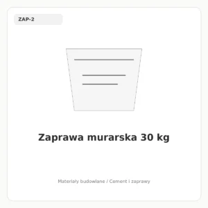 Zaprawa murarska 30 kg