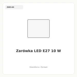 Zarówka LED E27 10 W