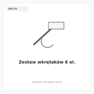 Zestaw wkrętaków 6 el.