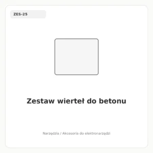 Zestaw wierteł do betonu